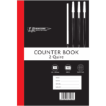 BOOK COUNTER H/CO 2 QUIRE 192PG A4 QUAD