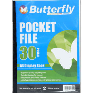 BUTTERFLY POCKET FILE A4 30PG