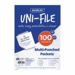 MARLIN UNIFILE POCKET 100PK A4